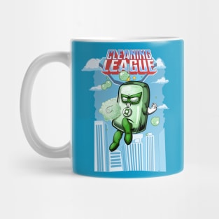 cleaning league green soap Mug